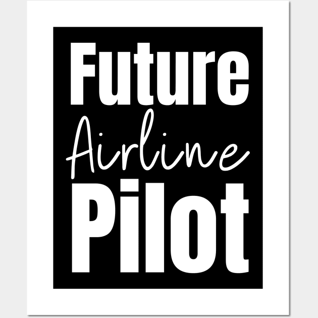 Airline Pilot Wall Art by HobbyAndArt